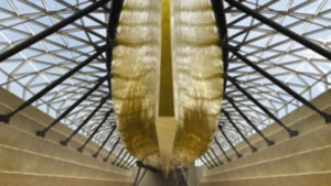 Cutty Sark's golden hull